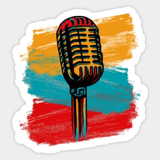 Microphone Sticker